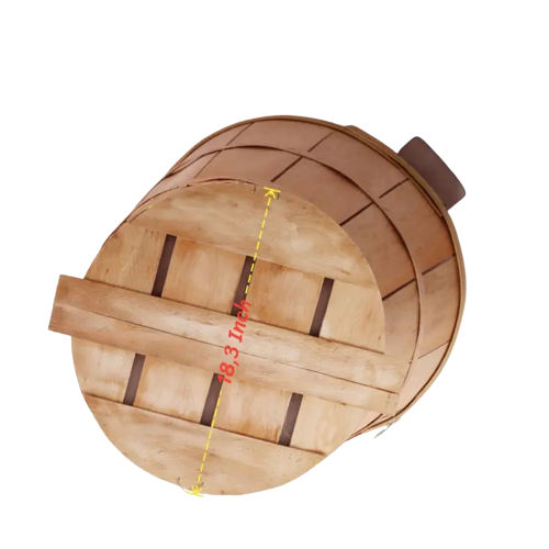 Top Product Fruit Basket Wood Clothes Dirty Laundry Basket Storage Baskets Bins Hand-Made Products Eco-Friendly Material (copy) 6