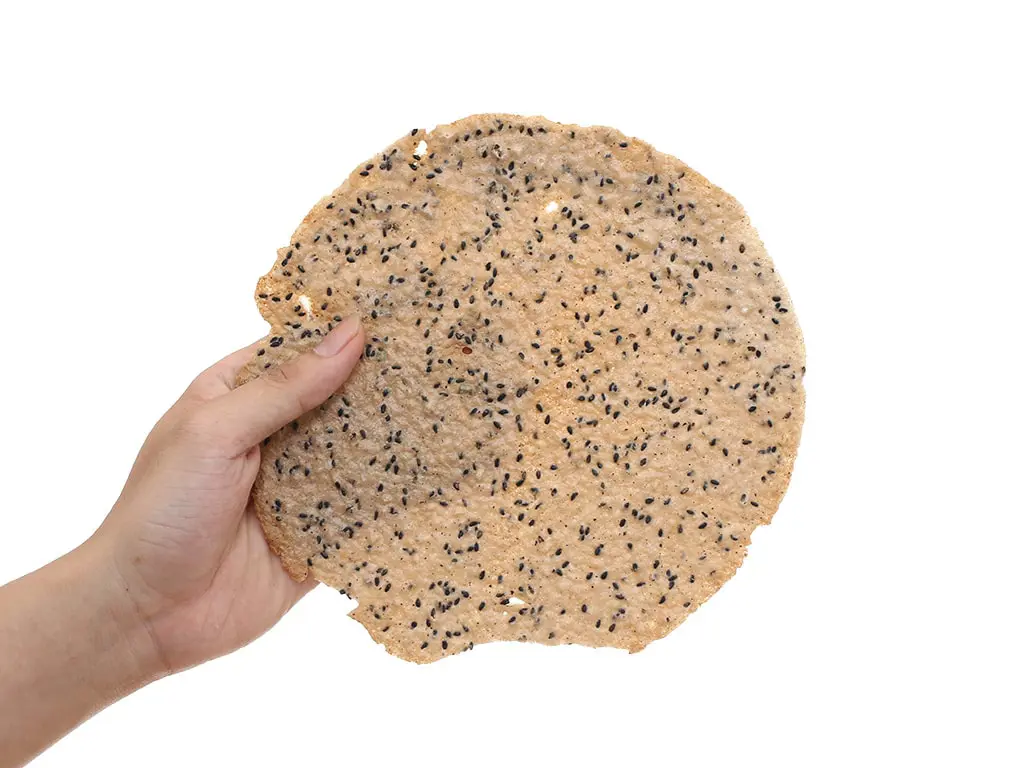 Fast Delivery Vietnamese Sesame Rice Paper 5 Pieces Per Box Food Eat Snacks White No Cooking for Adults Dried,dried Tasteless Bag Packaging 2