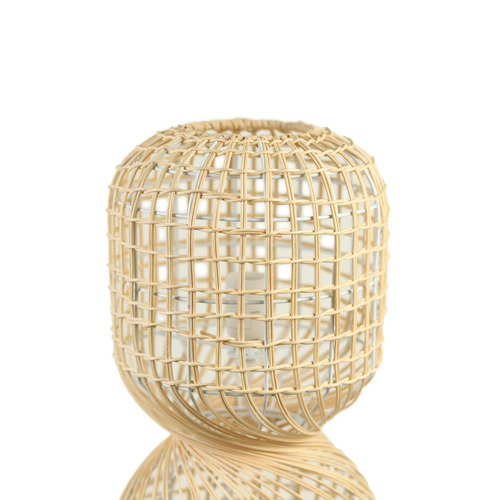 Antique twisted rattan floor lamp, Lamps made from handmade materials, home decoration accessories, wholesale. 4