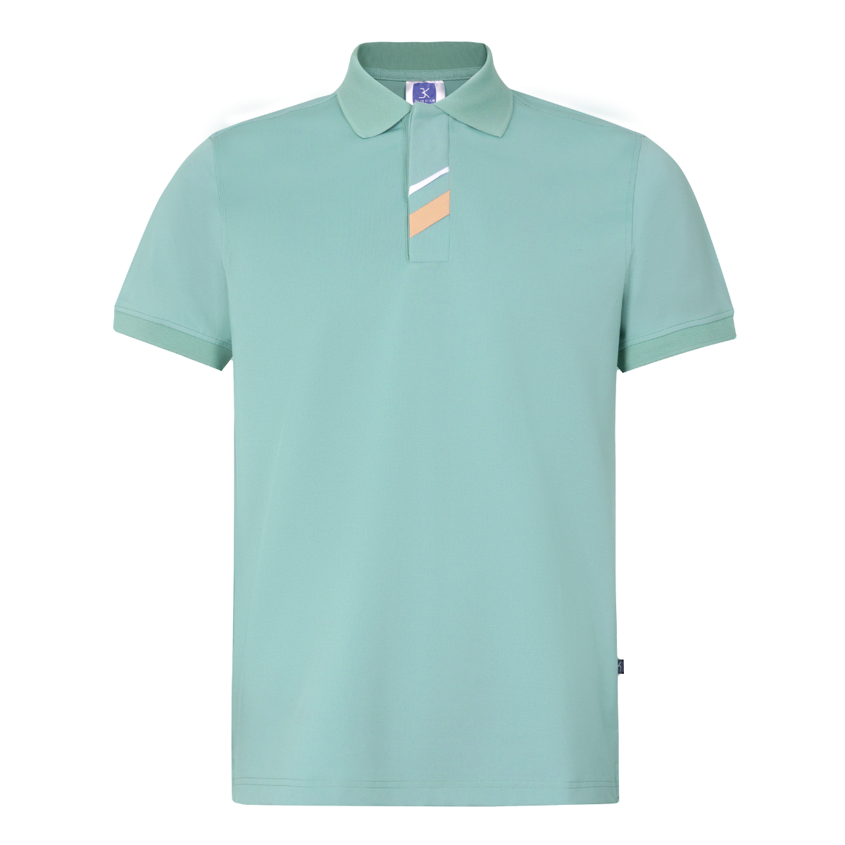 Polyester Spandex Regular-Fit Polo Shirt With Contrast 2 Lines At The Placket Men Polo Shirts New Arrival Polo Shirts For Men 4