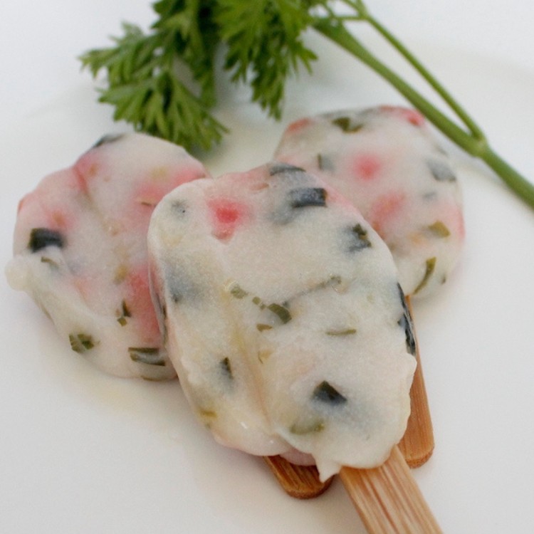 Special Item Skewered Tempura Fish Mixed With Green Onion And Ginger Keep Frozen For All Ages Haccp Vacuum Pack Manufacturer 4