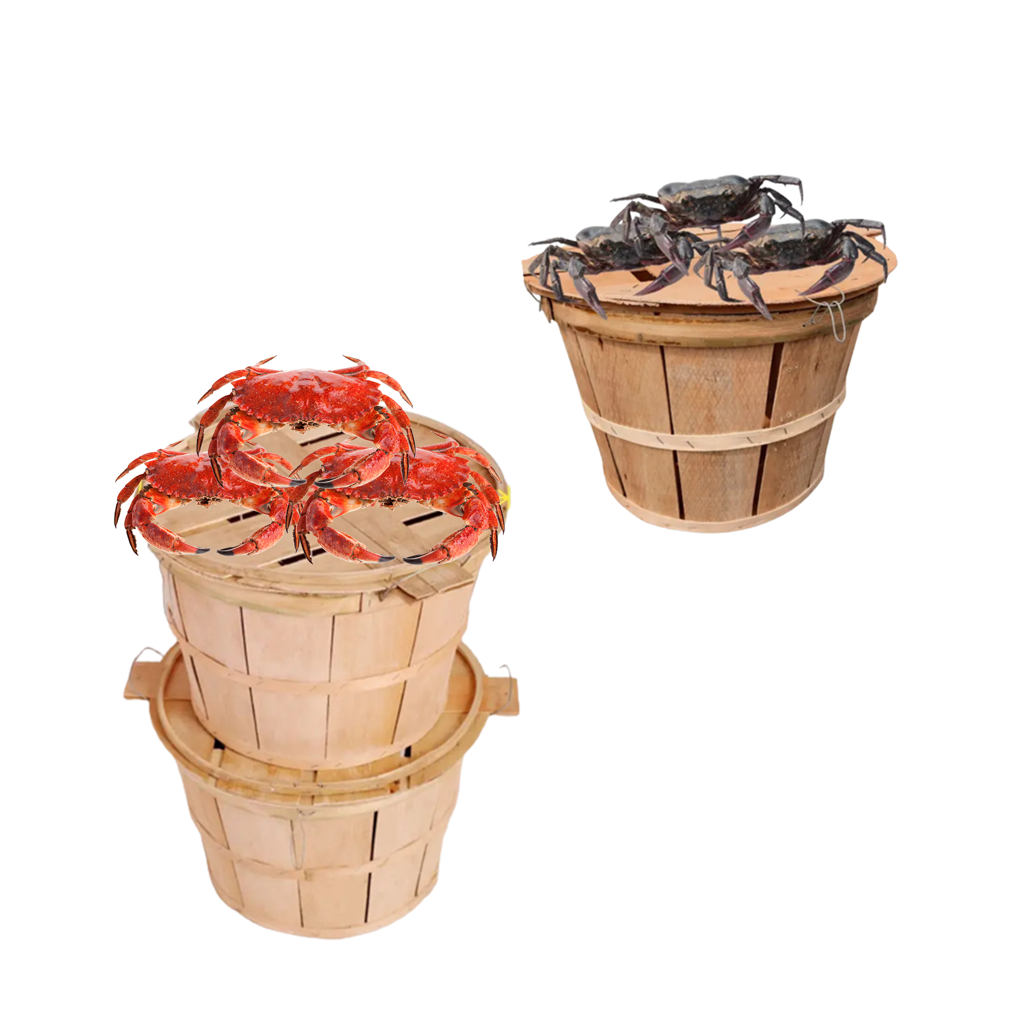 Wholesale Price Wooden Fruit Basket Basket Storage Box For Storage Basket With Handles Durable Eco-Friendly Material Viet Nam 1