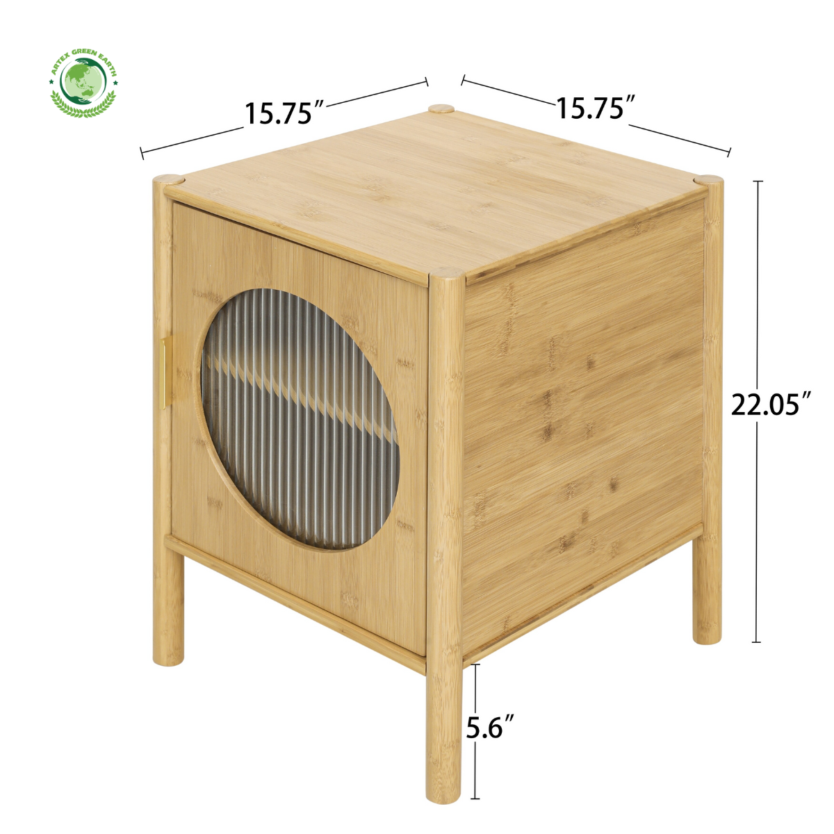Bamboo Bedside Table Accent, Household items made from bamboo laminated, safe for health and aesthetically pleasing, wholesale. 4
