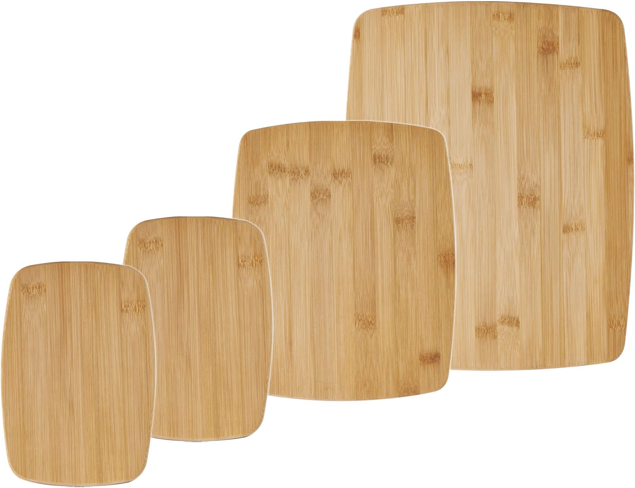 Bamboo Boards Cutting Set is made from natural materials, environmentally friendly, heat resistant, durable and beautiful. 4