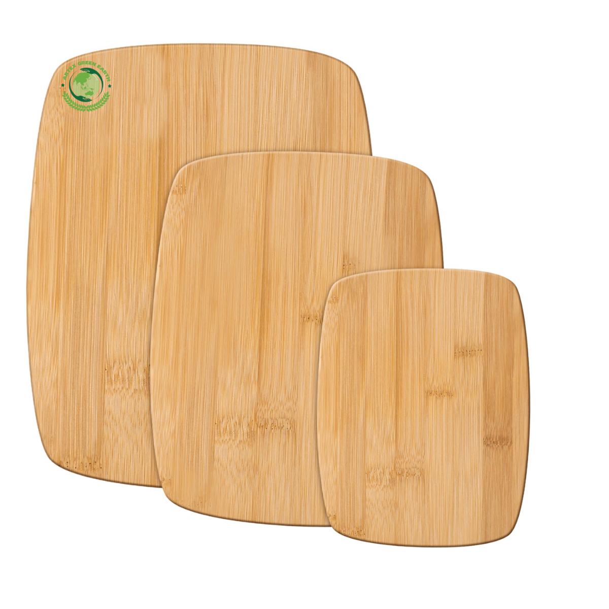 Bamboo Boards Cutting Set is made from natural materials, environmentally friendly, heat resistant, durable and beautiful. 1