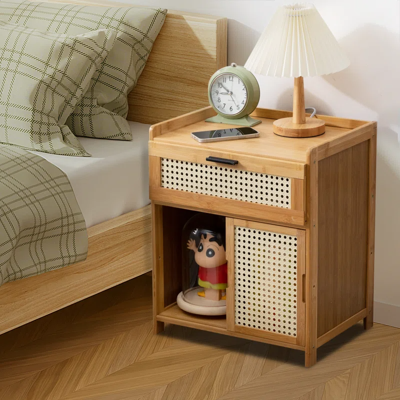 Bamboo Cabinet Nightstand, Household items made from bamboo laminated, safe for health and aesthetically pleasing, wholesale. 5