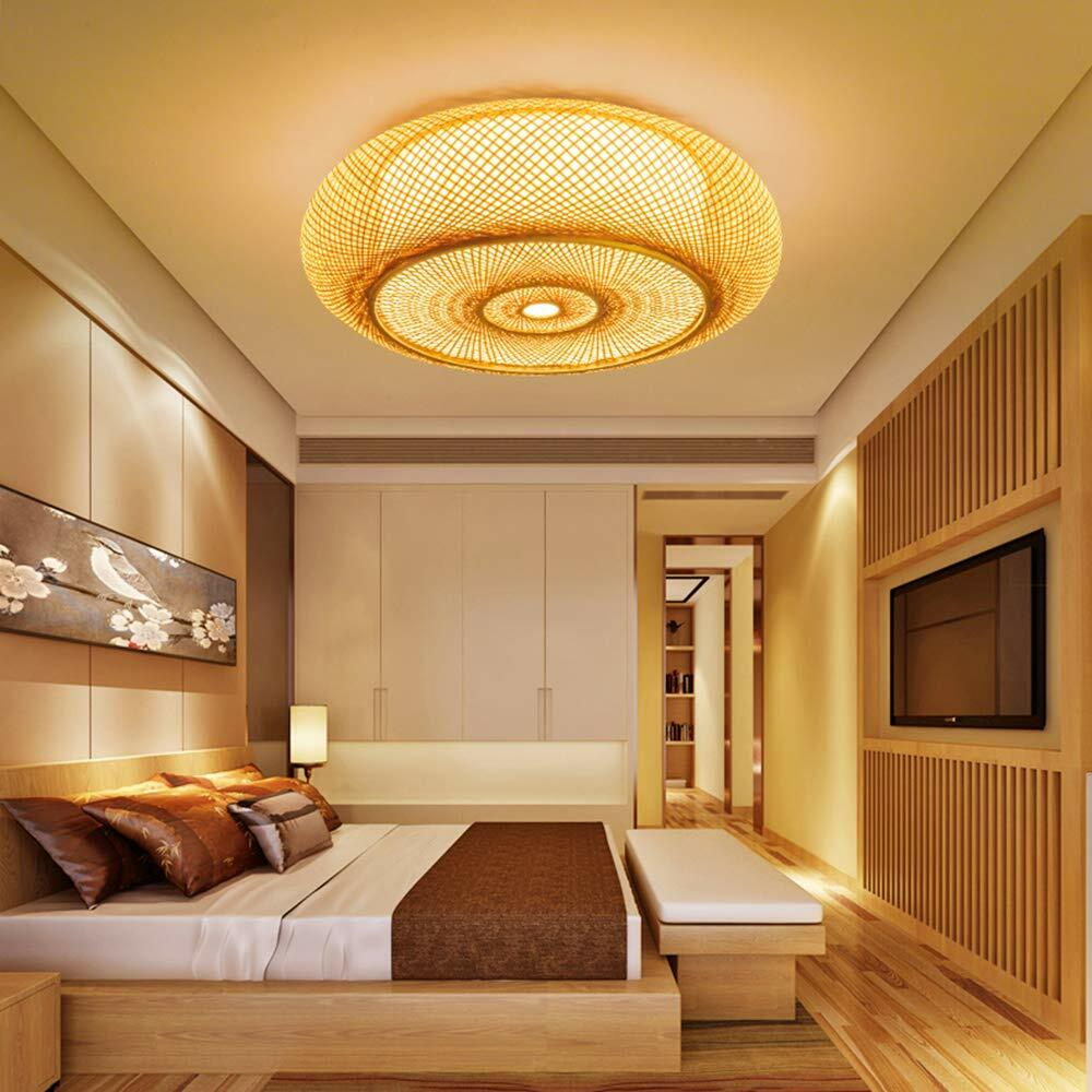 Bamboo Ceiling Light For Living Room, Lamps made from handmade materials, home decoration accessories, wholesale. 6