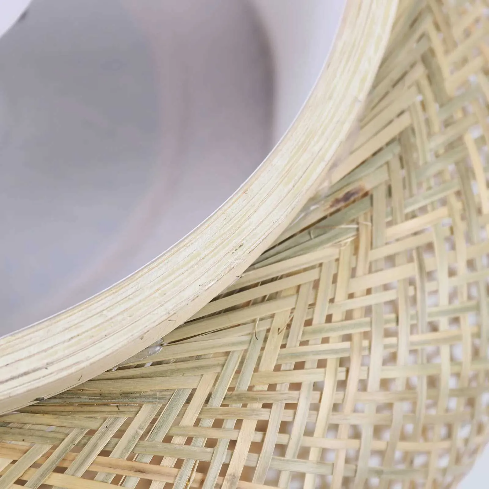 Bamboo Ceiling Light For Living Room, Lamps made from handmade materials, home decoration accessories, wholesale. 2