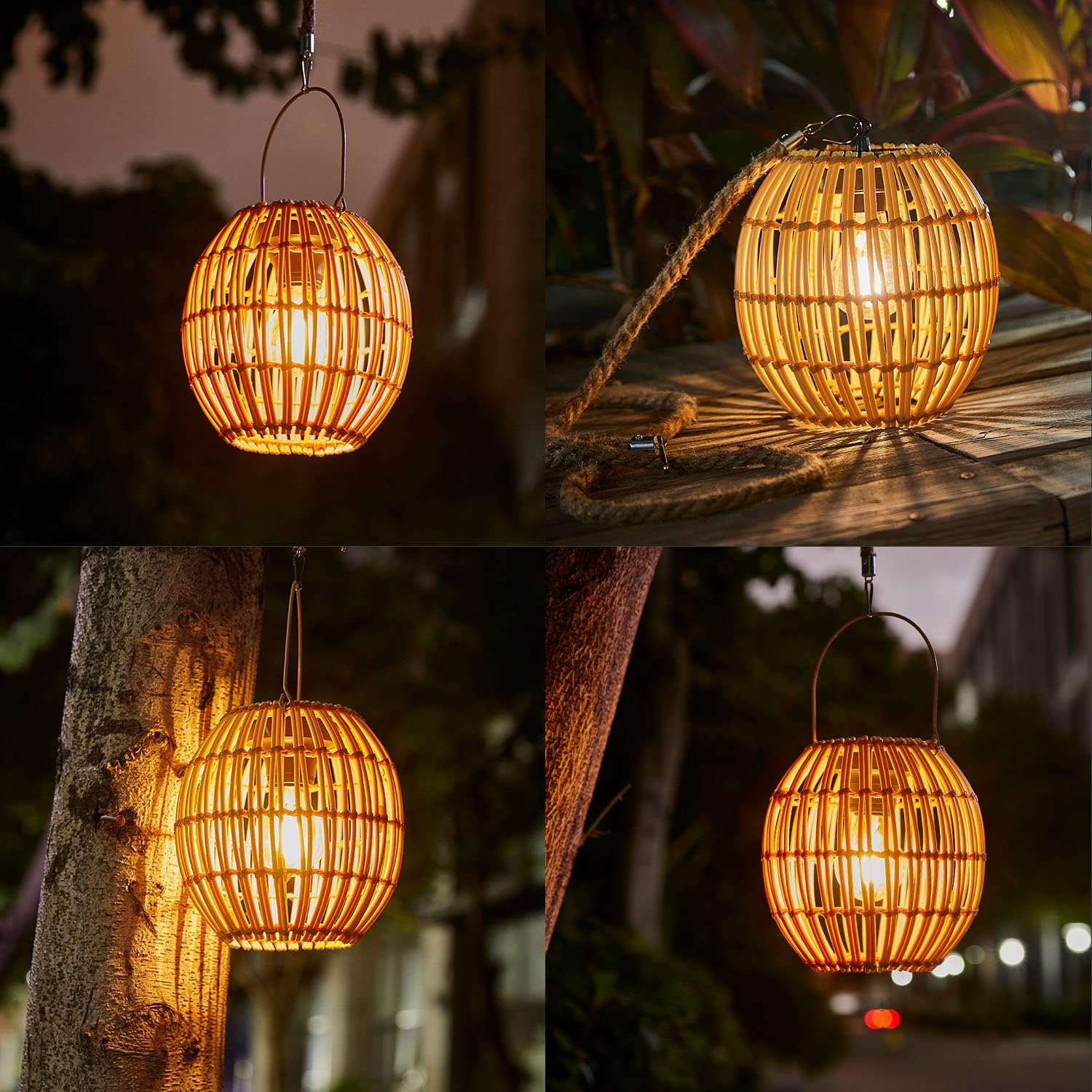Bamboo lantern, Lamps made from handmade materials, home decoration accessories, wholesale. 3