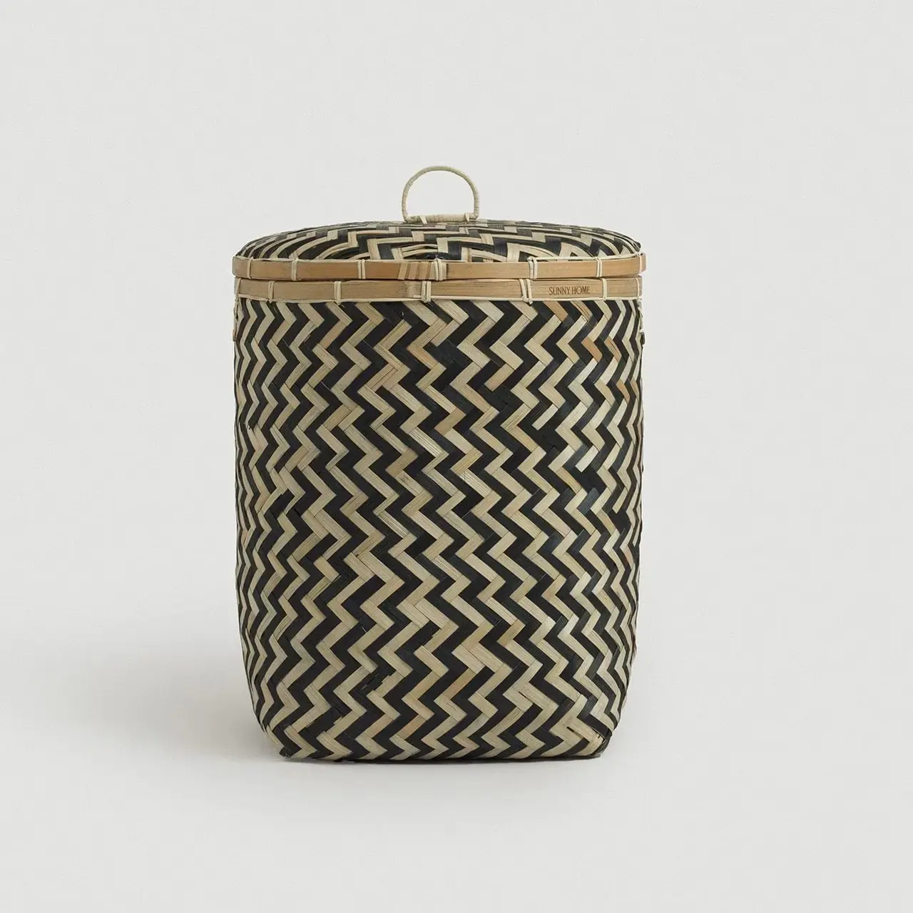 Bamboo laundry basket with handle, Multi-purpose storage basket home organization accessory highly aesthetic wholesale available 1