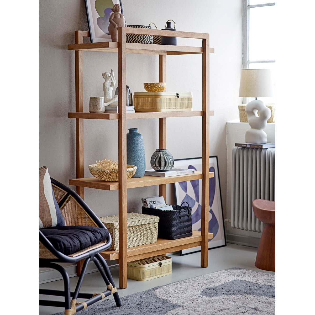 Bamboo storage box with lid, Multi-purpose storage basket, home organization accessory, highly aesthetic, wholesale available. 3