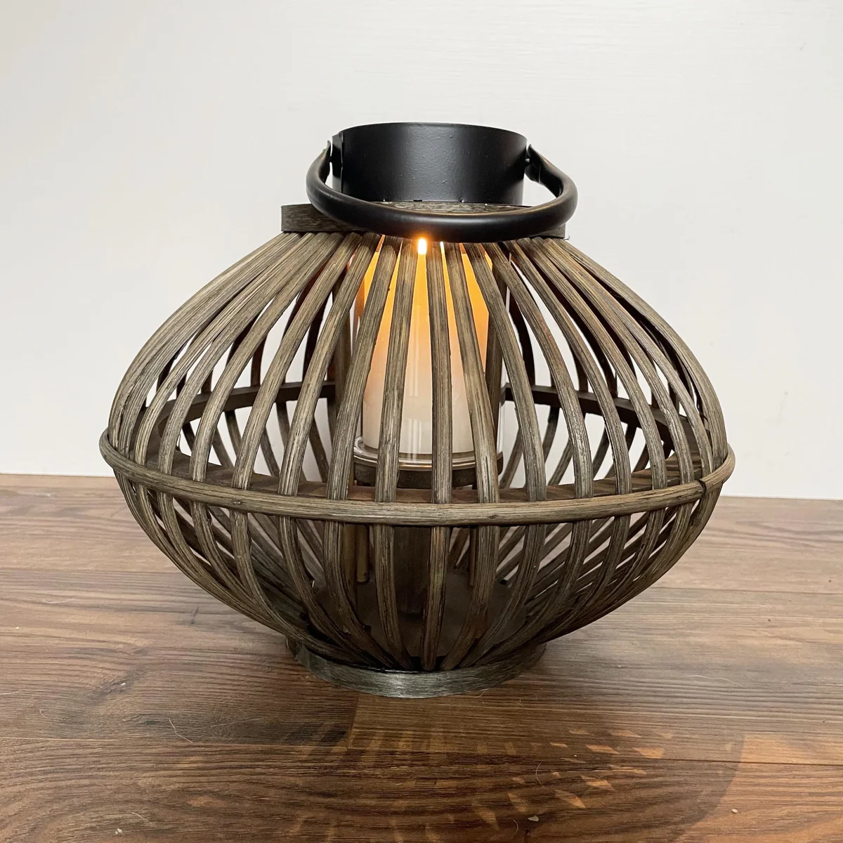 Bamboo Style Candle Lantern, Bamboo lantern, Handmade Bamboo Lamp, Eco-Friendly Home Decor, Wholesale. 2