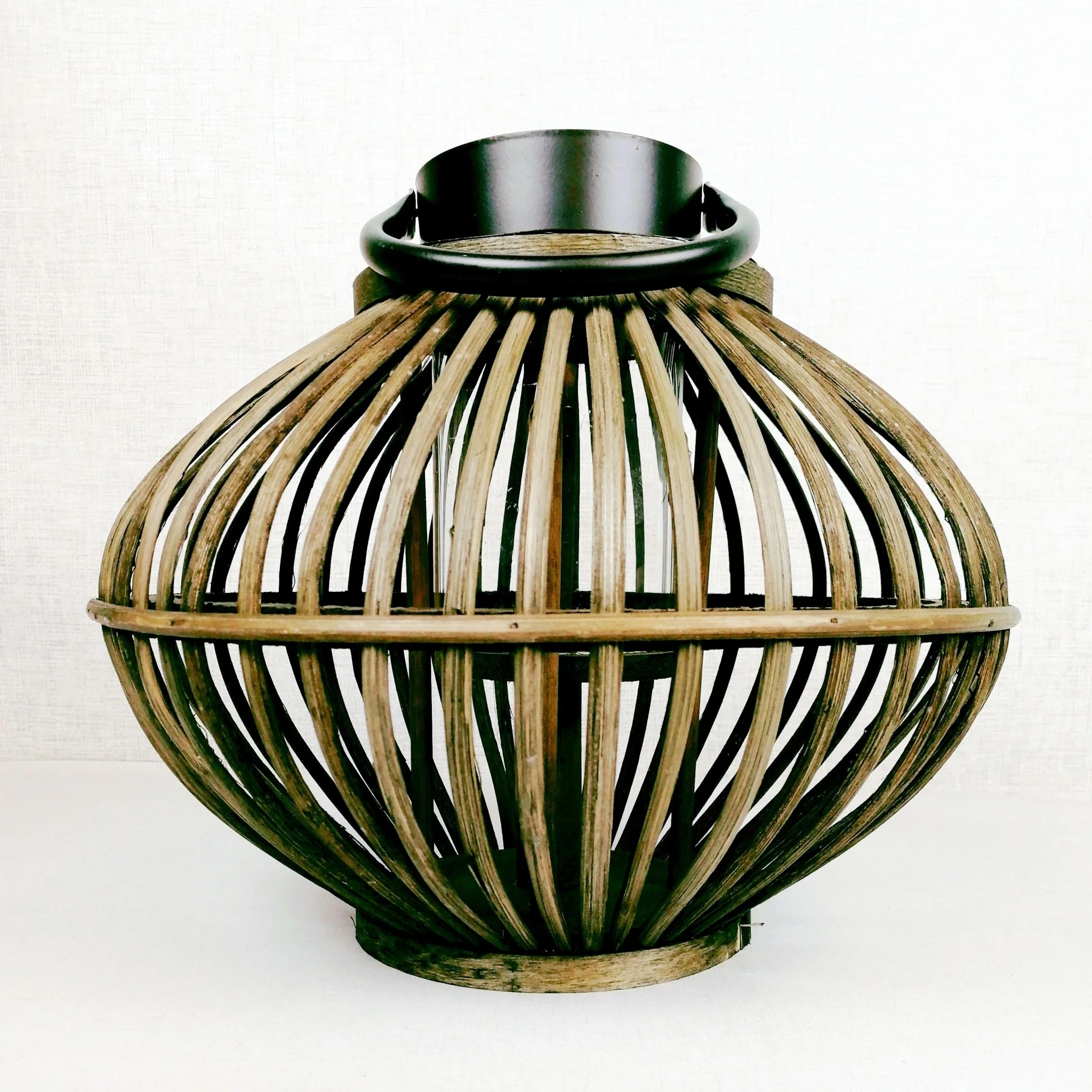 Bamboo Style Candle Lantern, Bamboo lantern, Handmade Bamboo Lamp, Eco-Friendly Home Decor, Wholesale. 1
