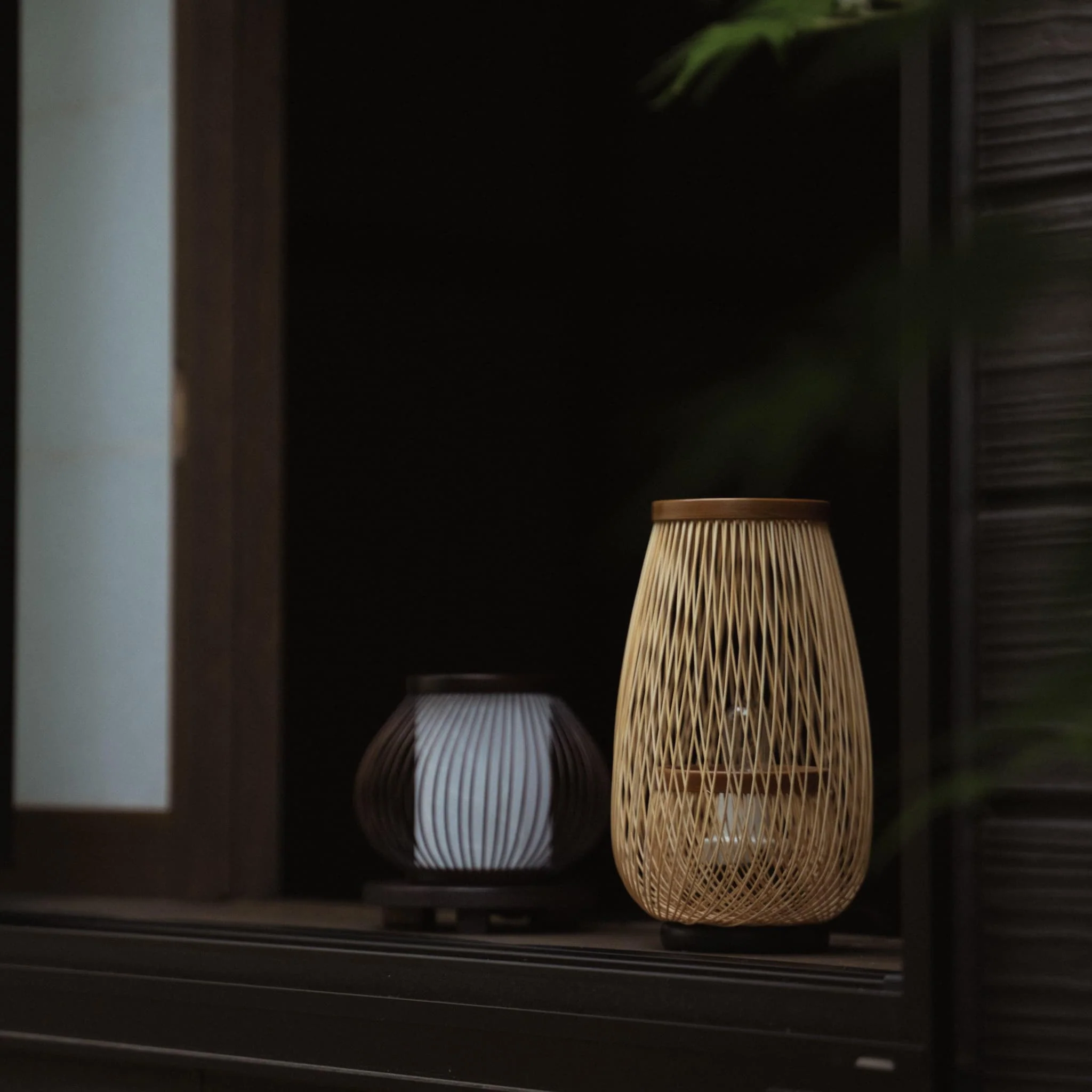 Bamboo Table Lamp Flower Bud, Lamps made from handmade materials, home decoration accessories, wholesale. 2