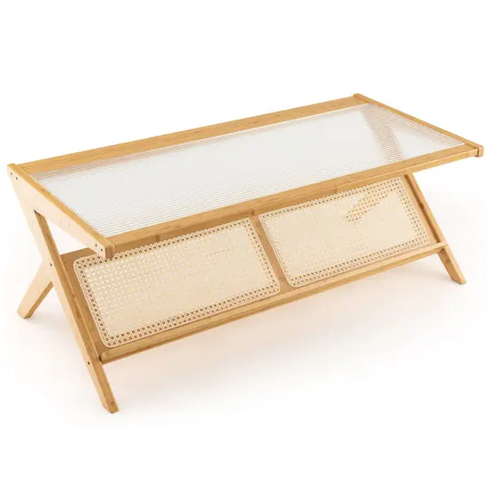 Bamboo Table made of natural materials, customized size on request, environmentally friendly, durable and elegant. 1