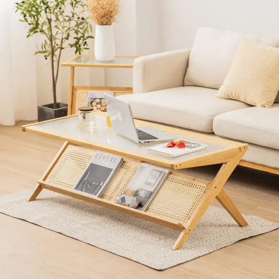Bamboo Table made of natural materials, customized size on request, environmentally friendly, durable and elegant. 2