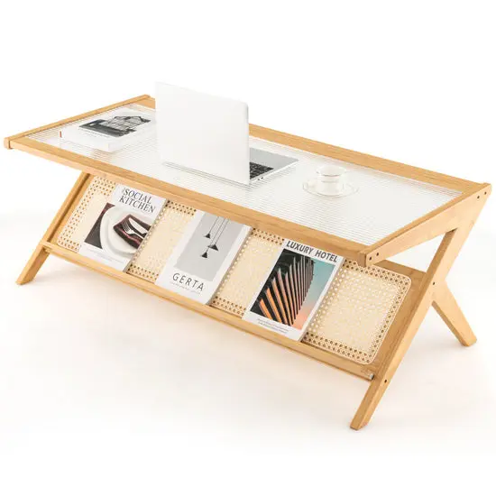 Bamboo Table made of natural materials, customized size on request, environmentally friendly, durable and elegant. 3