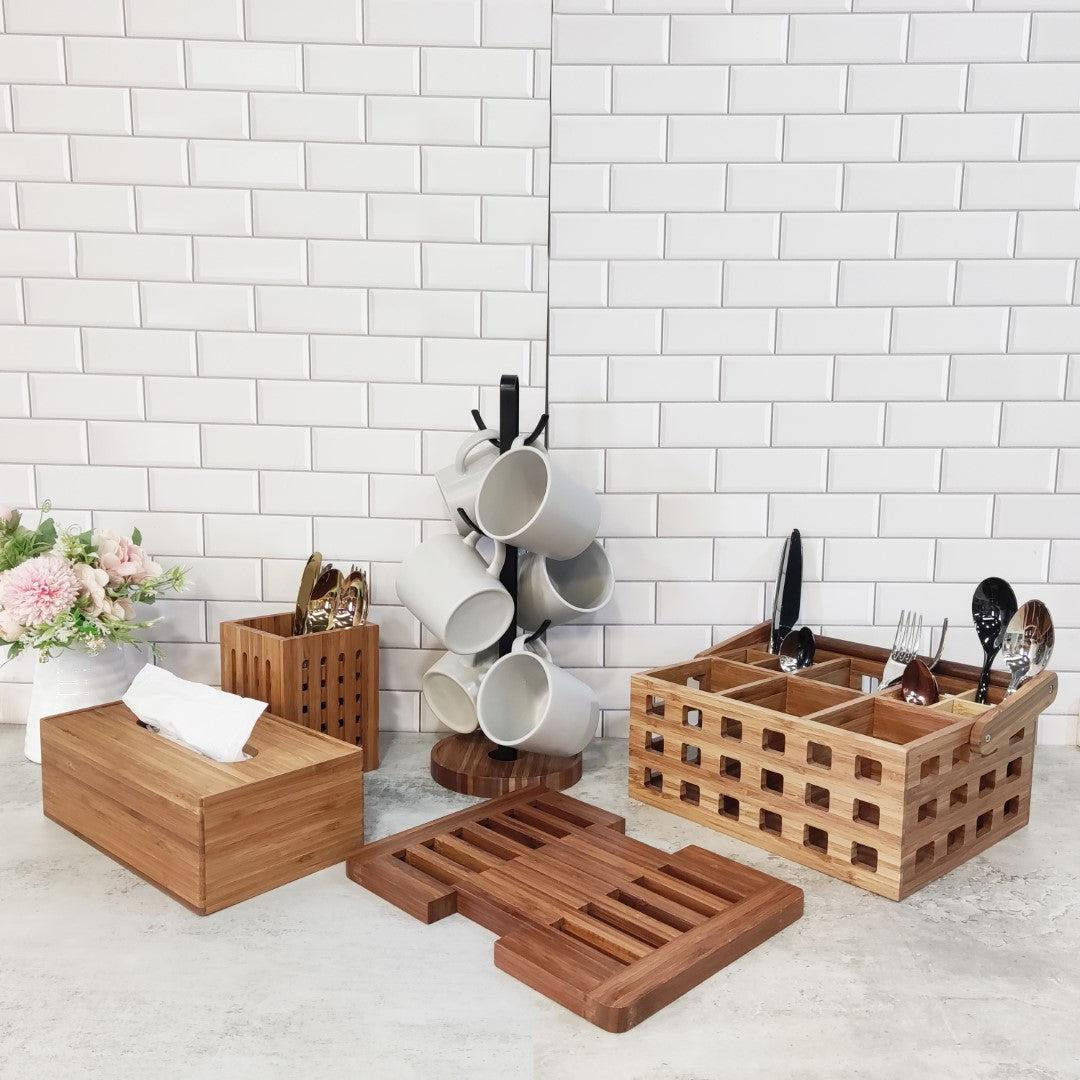 Bamboo Tissue Box, Household items made from bamboo laminated, safe for health and aesthetically pleasing, wholesale. 6