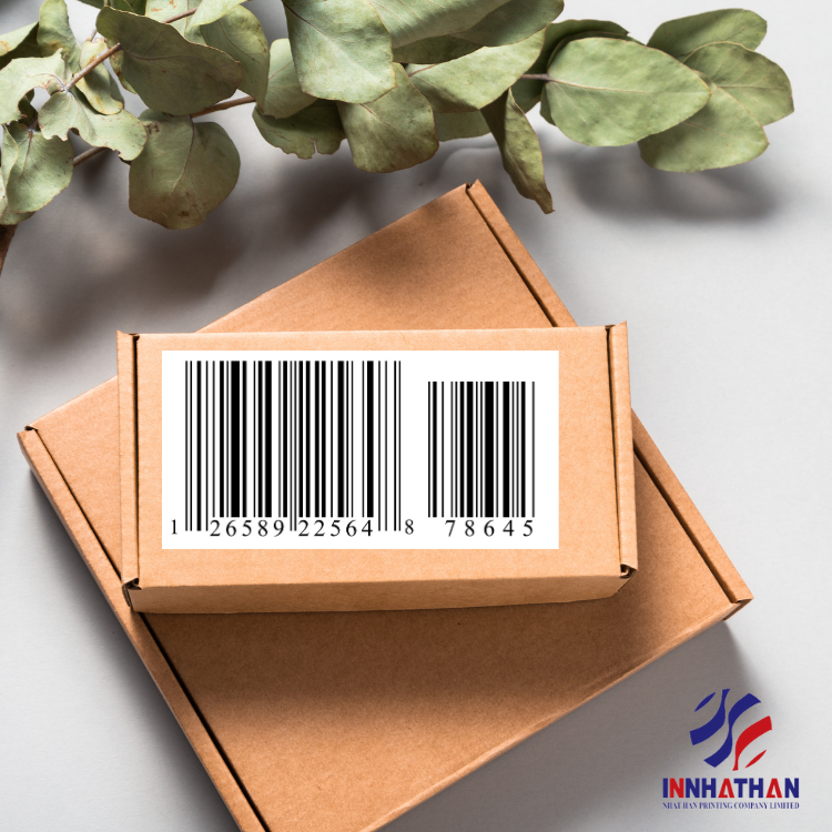 Barcode Labels Custom Adhesive Label Sticker Good Quality Permanent Adhesive Packaging Labels Custom Packing Manufacturer 6