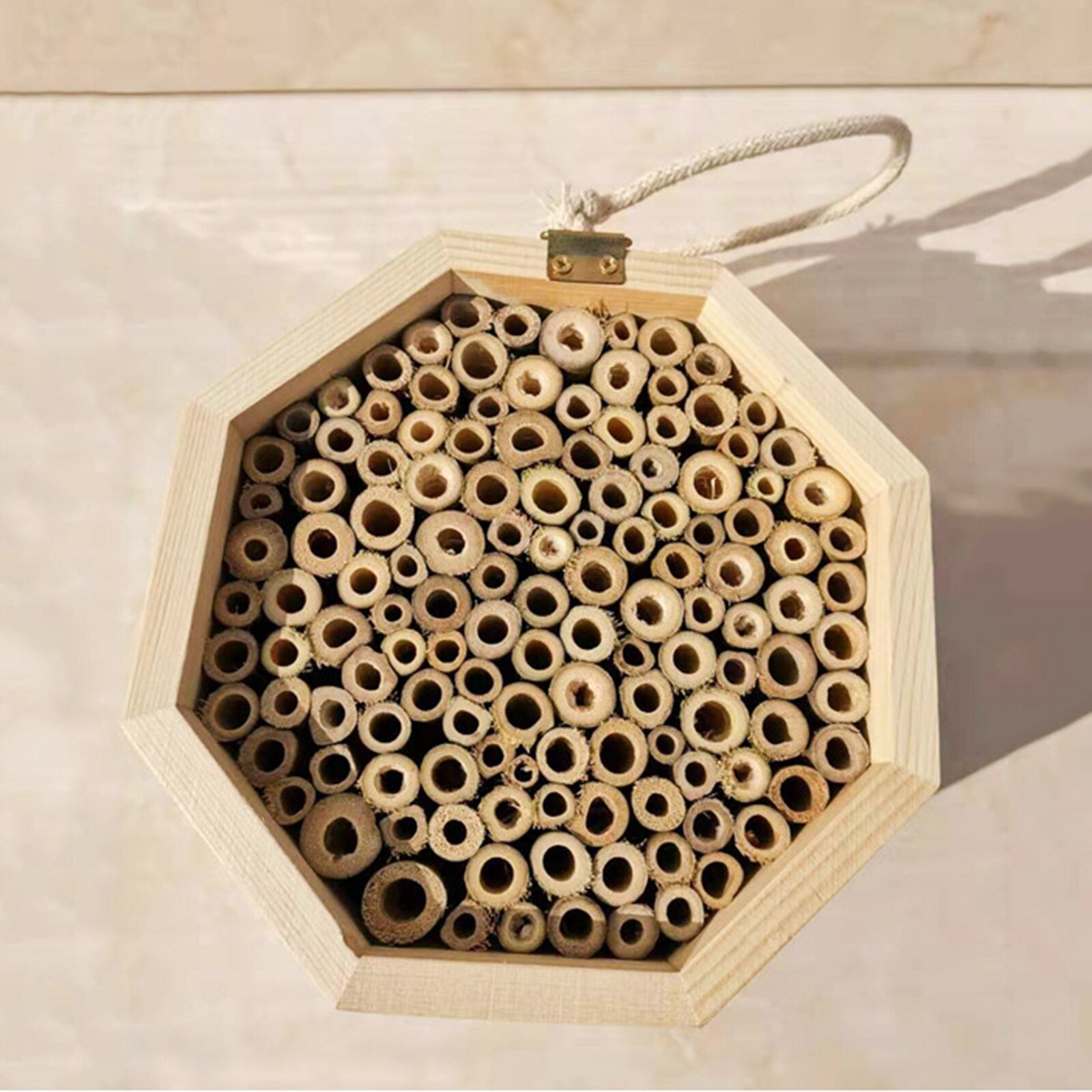 Bee House Handmade Small Insect House, Pet accessories made from natural materials and stylish home decoration, Wholesale. 5