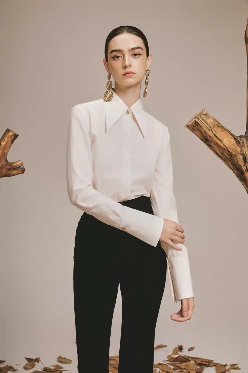 Best Price Charming Fall Collection Opal Blouse Women Shirt Ladies Elegant Style ODM Services Made In VietNam 3