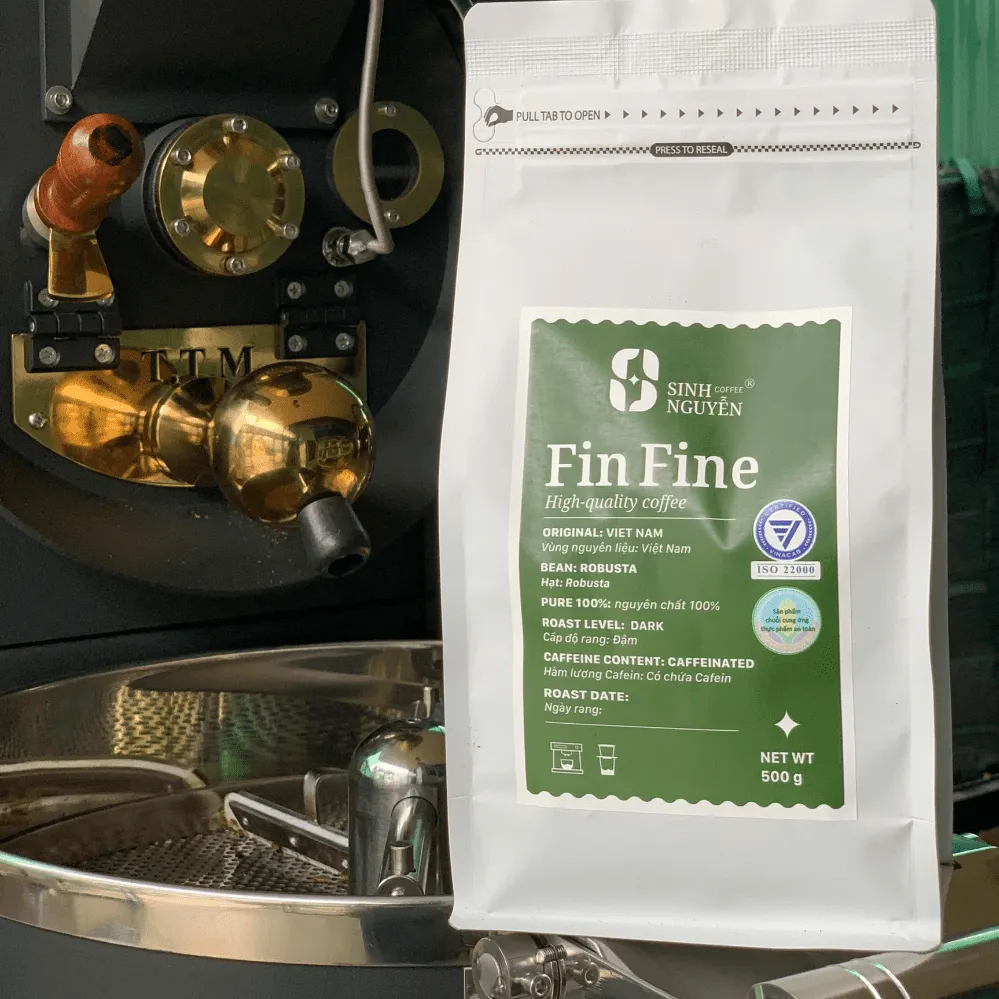 Best Price Wholesale Premium 1kg Robusta Whole Bean Filter Coffee Vietnam Manufacturer's Fast Delivery Good Price with Classic Honey Taste 6