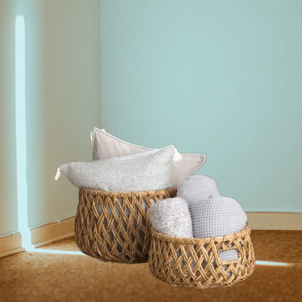 Best-Selling Bohemian Water Hyacinth Storage Baskets Stylish Natural Decor and Functional Storage Solution for Any Room 6