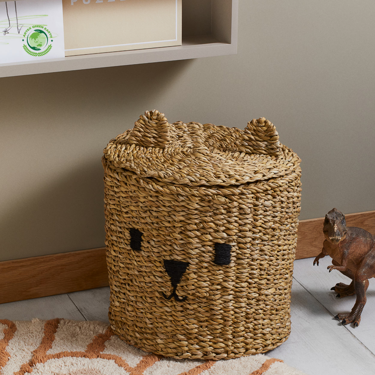 Built-in storage basket, Home accessories Natural materials that are safe for health and aesthetically pleasing wholesale. 4