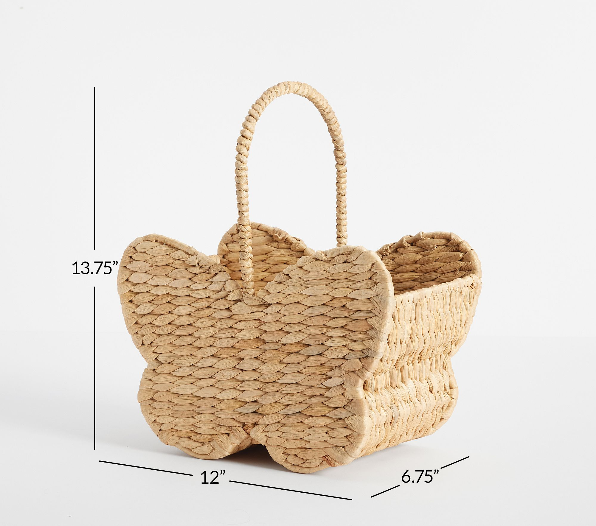 Butterfly Shaped Easter Basket, Home accessories Natural materials that are safe for health and aesthetically pleasing 3