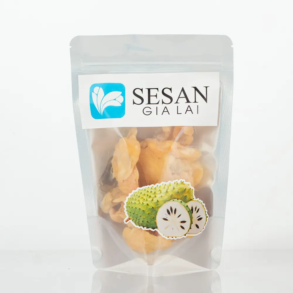 Dried Annona Natural Made From Fresh Annona Dried Fruits Viet Nam Crispy Fruit Dried No Preservatives & Organic OEM Sweet 2