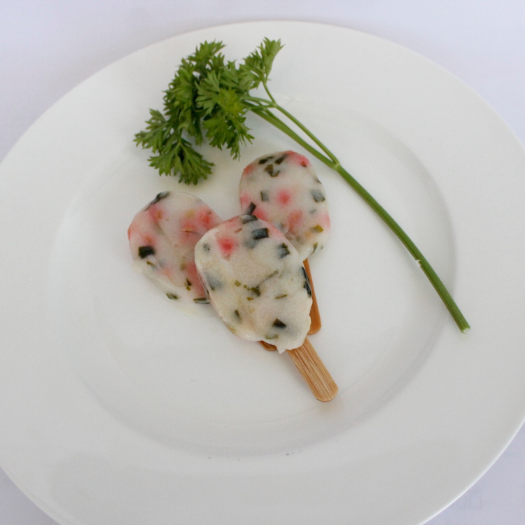 Skewered Tempura Fish Mixed With Green Onion And Ginger Keep Frozen For All Ages Haccp Vacuum Pack Manufacturer 4