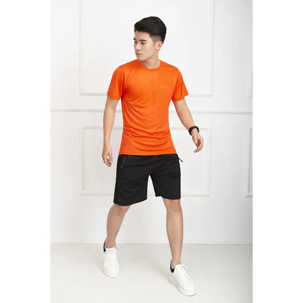 Factory stock short sleeve men clothing custom design apparel man in from Viet Nam 5