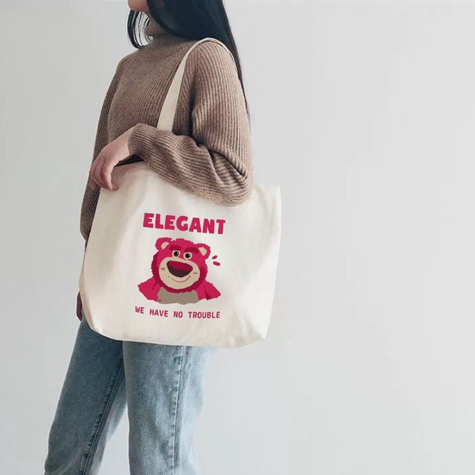 Cotton Canvas Tote Bag Good Quality Handled Style Customized Color Reusable Travel Handle Gift From Vietnam Manufacturer 3