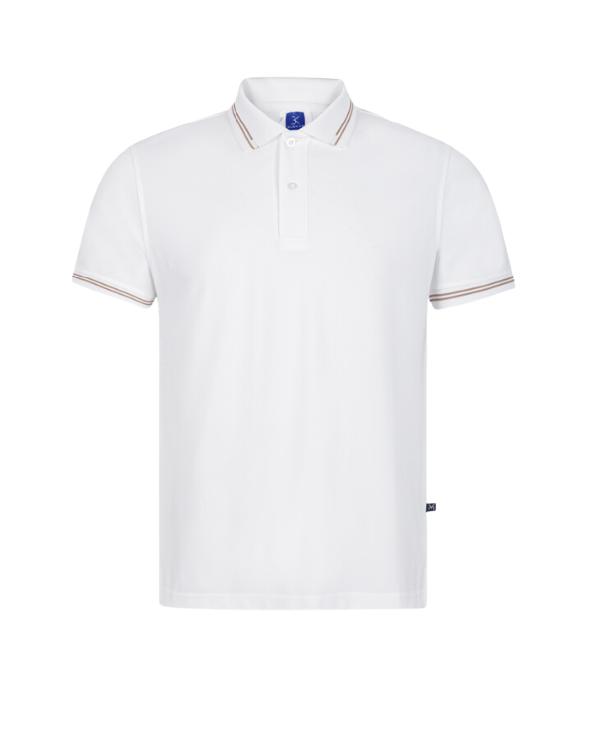 Polo Shirts For Men Polyester Spandex Regular-Fit Polo Shirt with Contrast Stripes Men Polo Shirts Fashionable Clothes For Men 2