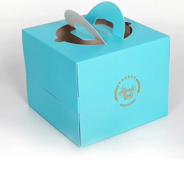 Cake Box With Handles Desert Custom Carton Box Packaging Carton Wholesale Food Carton Boxes Paperboard OEM ODM Made In Vietnam 6