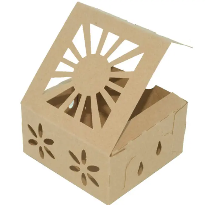 Cheap Price 100% Compostable and Recyclable Kraft Paper Cardboard Fresh Vegetables Fruit Packaging Breathable Box With Window 7