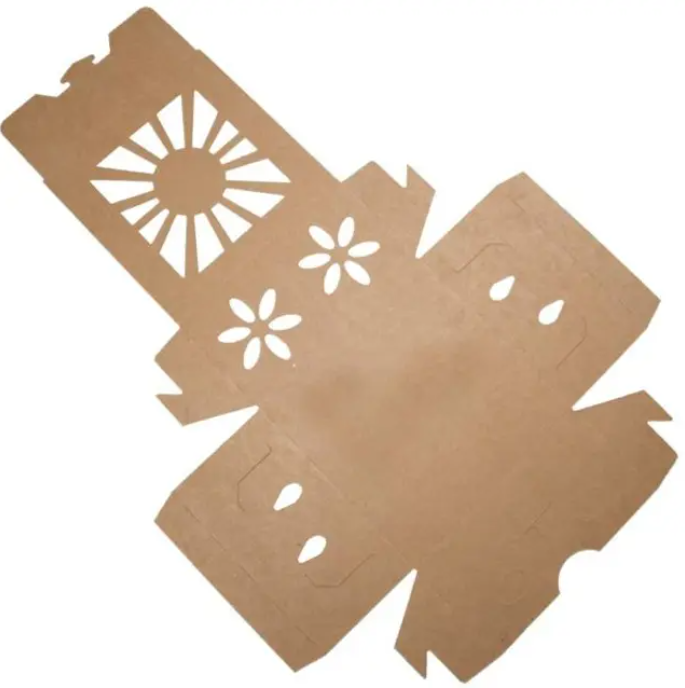 Cheap Price 100% Compostable and Recyclable Kraft Paper Cardboard Fresh Vegetables Fruit Packaging Breathable Box With Window 5