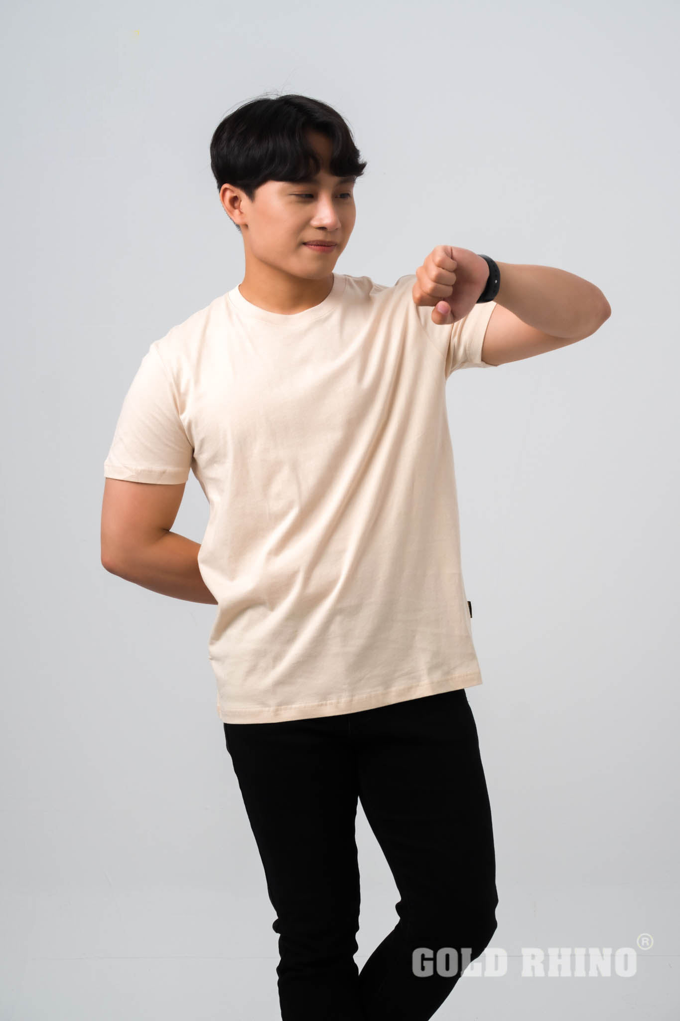 Clothes Men's T-Shirts OEM ODM Men's Clothing 100% Cotton Gold Rhino Shirts For Man Competitive Price Vietnam Manufacturer 6