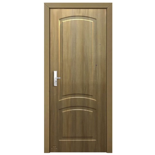 Composite Door Furniture Manufacturer MDF Door Solid Exterior Modern Design Door Exterior Wood Plastic Frame Front Wholesale 5