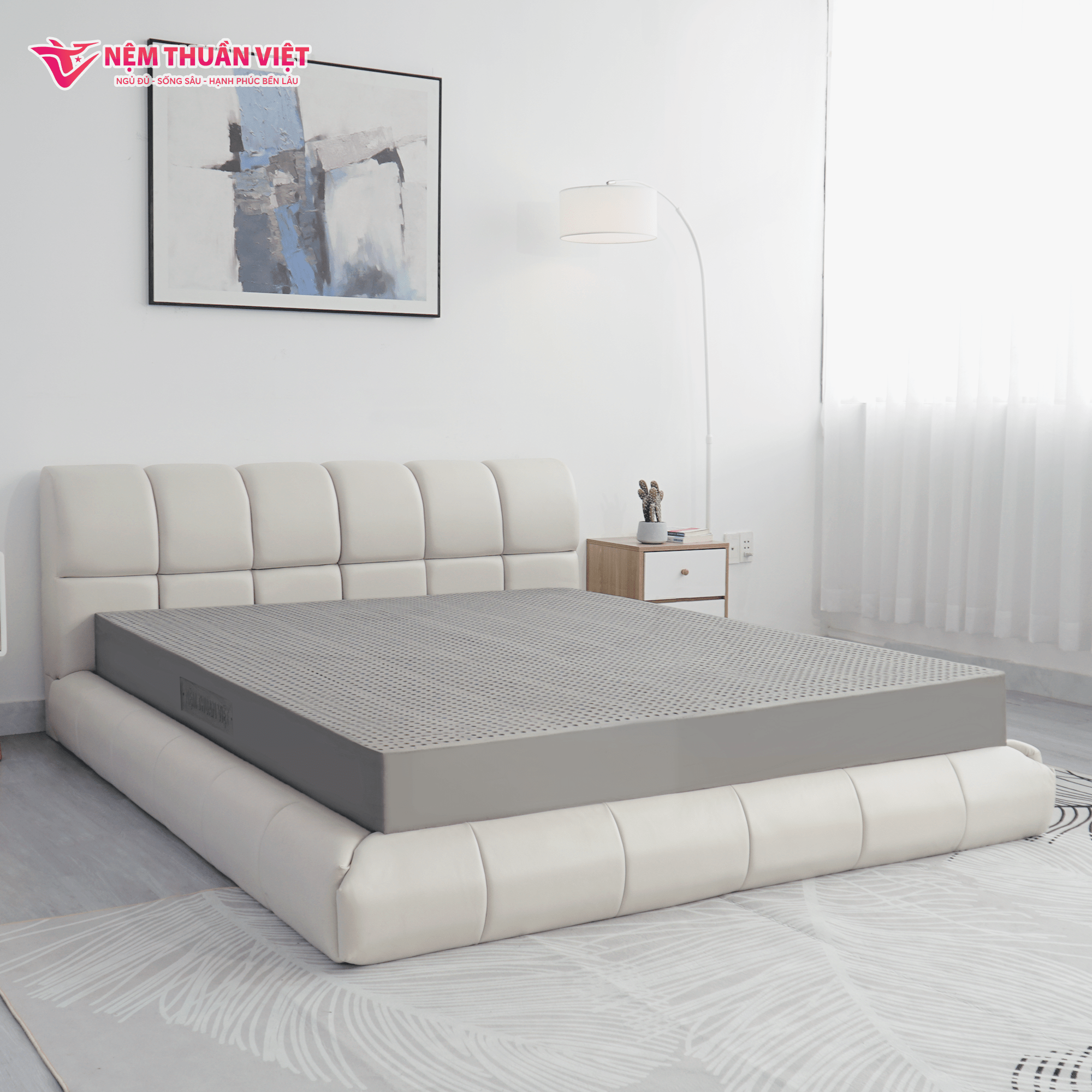 Cooling Foldable Bedroom Furniture Vietnam Factory's Memory Foam Fabric President Latex Mattresses Pressure Relief Bed Mattress 4