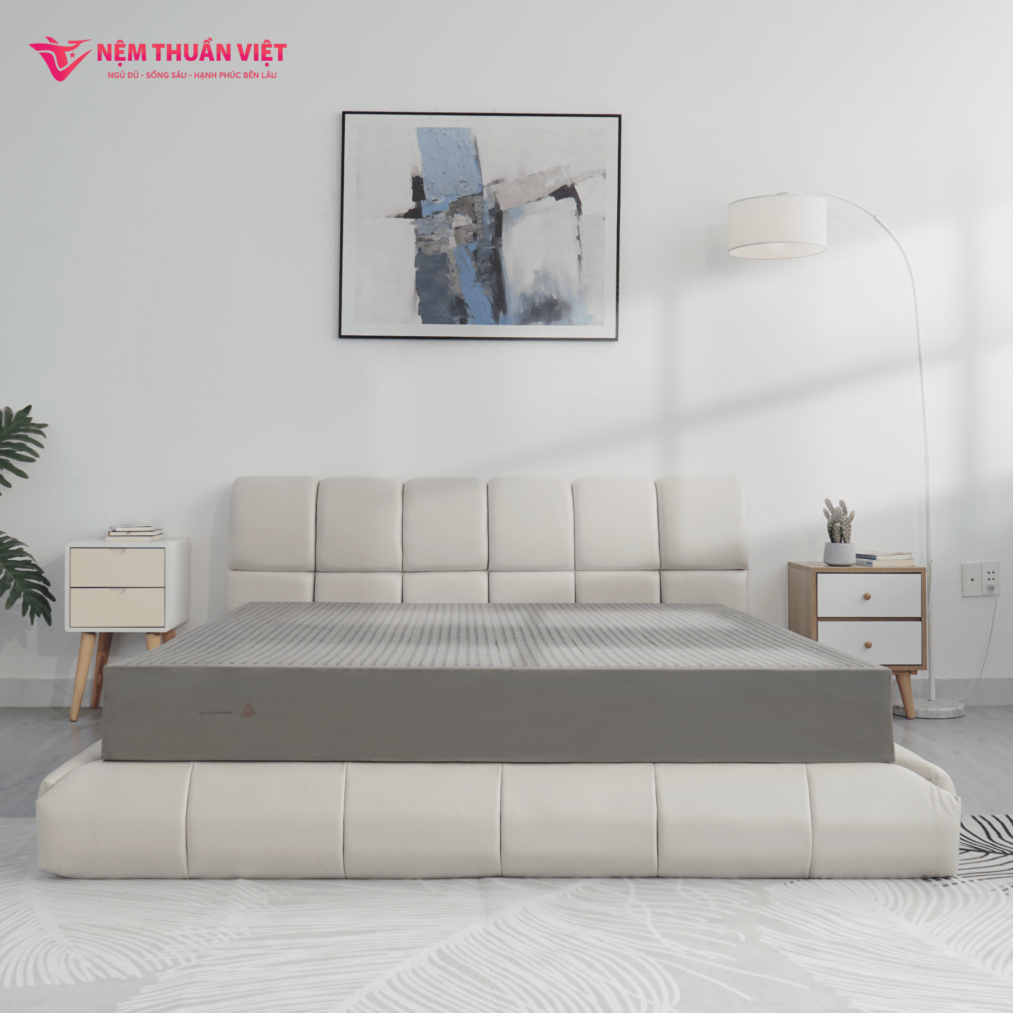 Cooling Foldable Bedroom Furniture Vietnam Factory's Memory Foam Fabric President Latex Mattresses Pressure Relief Bed Mattress 3