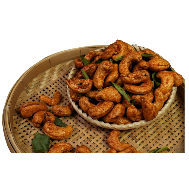 Crunchy Cashew Nuts With Chili and Lime Leaf Flavour Gourmet Whole Spicy Cashew Nuts Organic OEM ODM Service Made In Vietnam 4