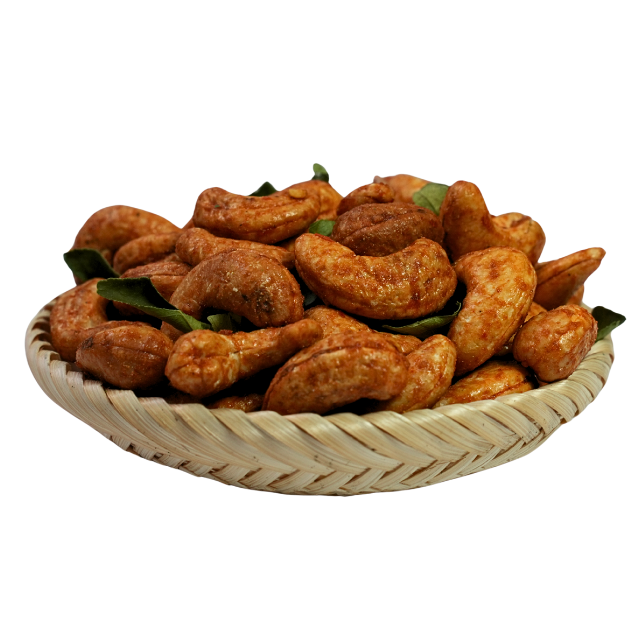 Crunchy Cashew Nuts With Chili and Lime Leaf Flavour Gourmet Whole Spicy Cashew Nuts Organic OEM ODM Service Made In Vietnam 3