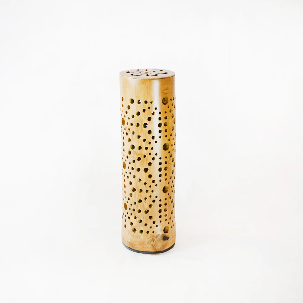 Cylindrical Natural Bamboo Lantern, Bamboo lantern, Handmade Bamboo Lamp, Eco-Friendly Home Decor, Wholesale. 1