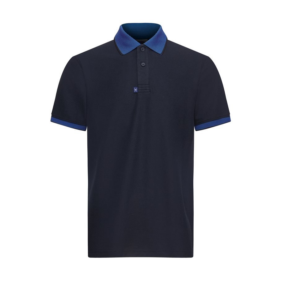 Clothes For Men Cotton Spandex Regular-Fit Polo Shirt with Contrast Collar & The Cuff Men Polo Shirts Shirts For Men 1