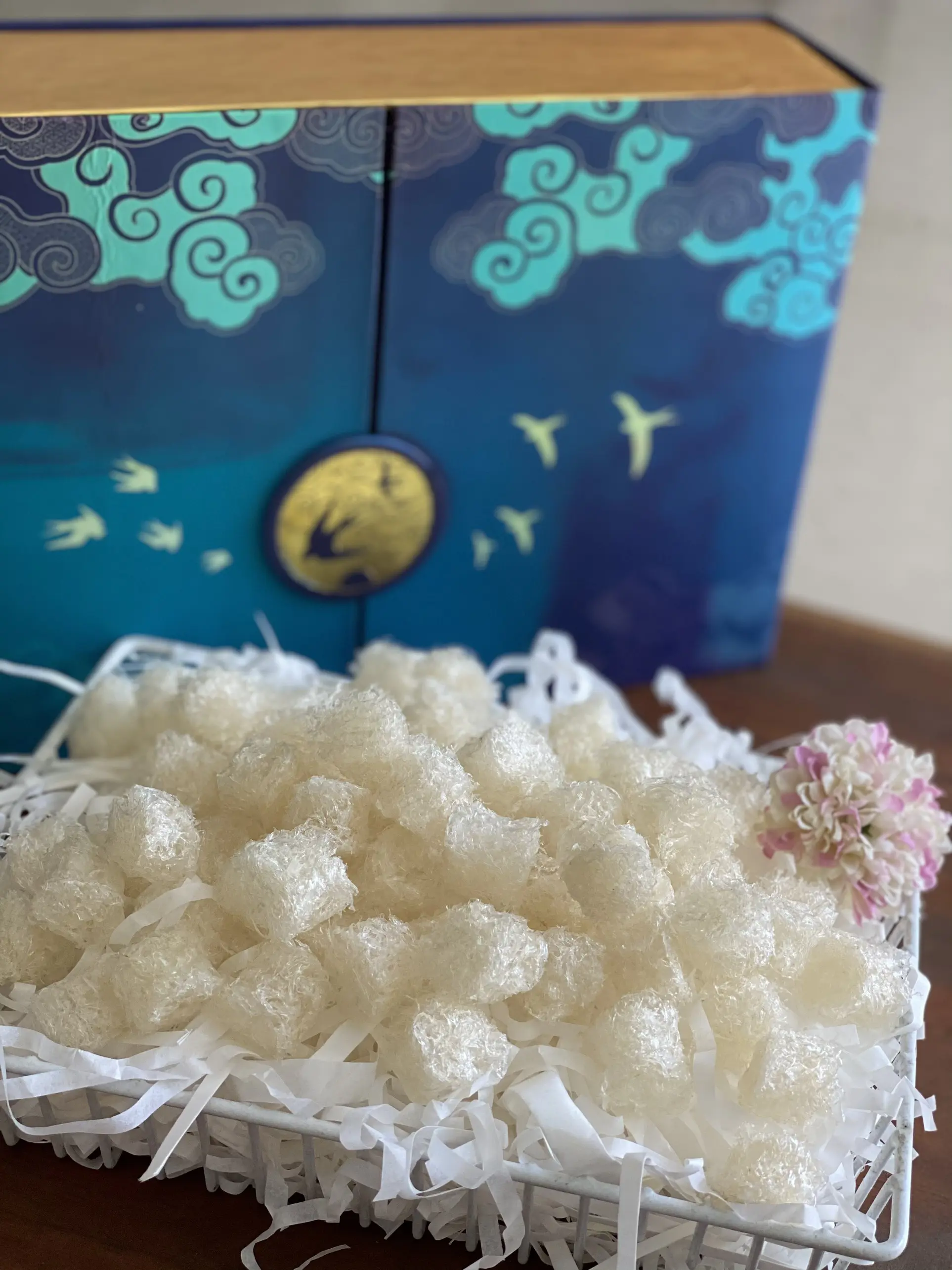 High Quality Baby Refined Bird's Nest Milky White Many nutrients help sleep 100Gr Each Box Energy Drink From Vietnam 2