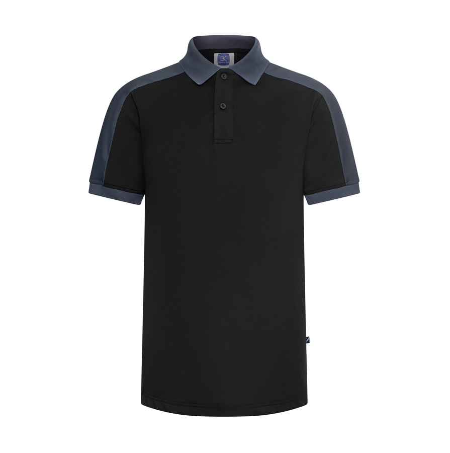 Clothes For Men Sport Regular-Fit Polo Shirt with Contrast Along Shoulders to Sleeves Men Polo Shirts Polo Shirts For Men 3