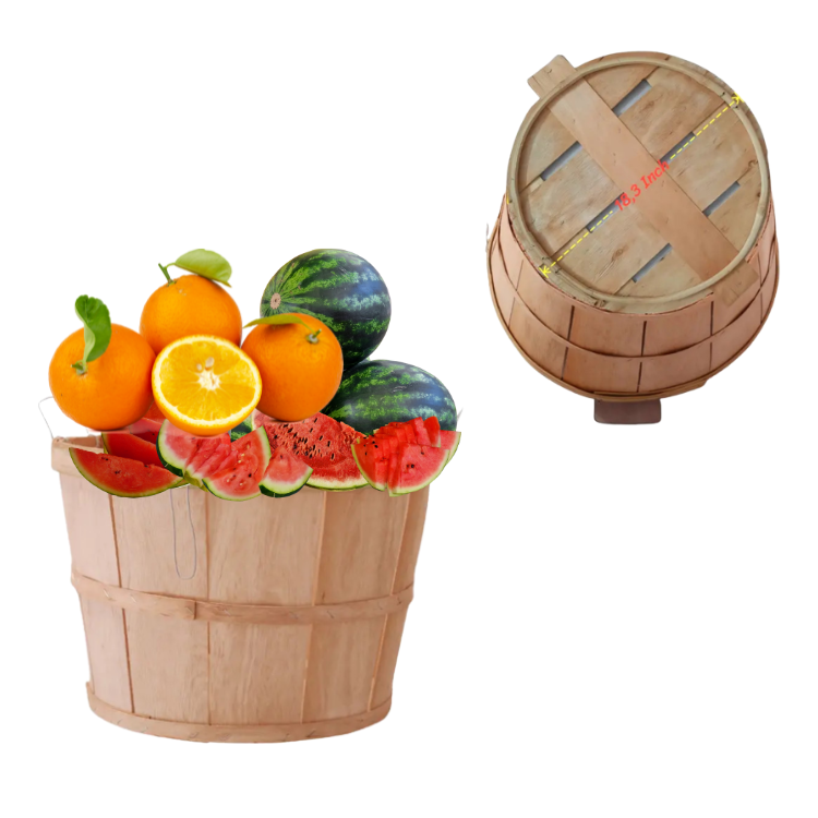 Bulk Price Wooden Fruit Basket Laundry Basket Storage Baskets Organizer Durable Eco-Friendly Material From Viet Nam Manufacturer 4
