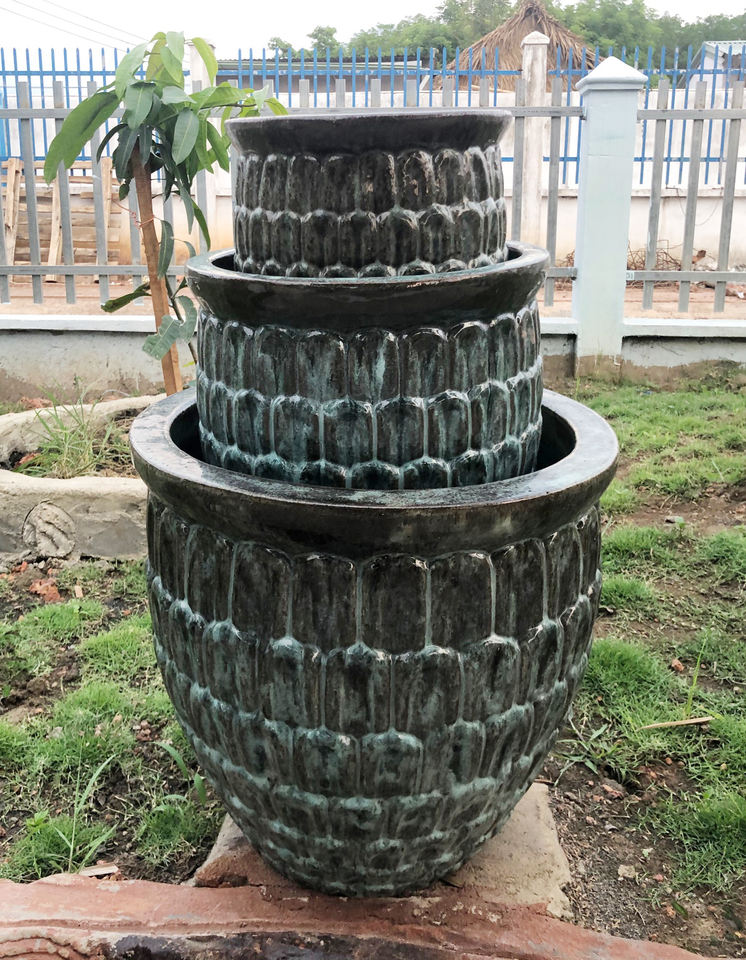 High Quality Vietnamese Large Glazed Flower Pots With The Modern Style By Ceramic Made In Vietnam 2