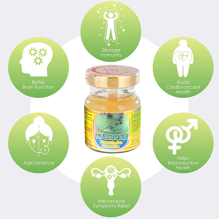 Bird's nest drink with fucoidan ginseng good price energy drink Precious Food using for drinking ISO packing in jar Vietnamese Manufacturer 8